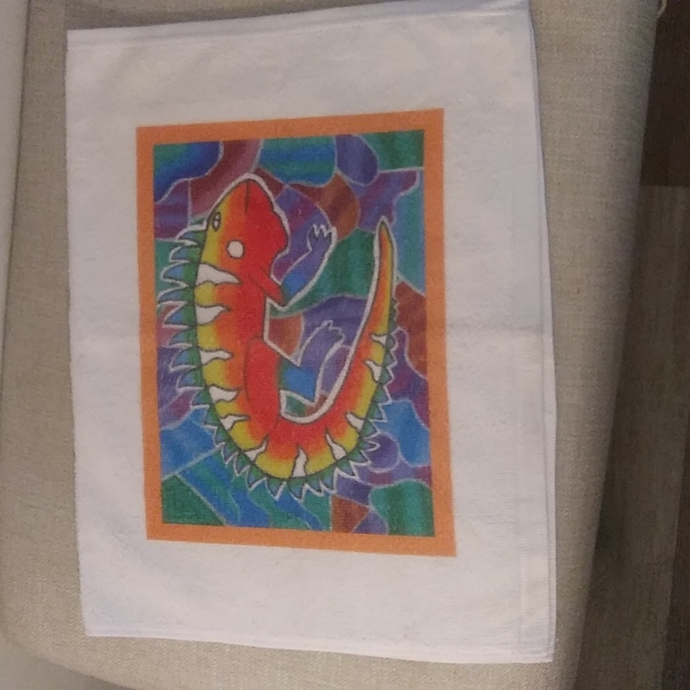 Photowel Iquana hand towel